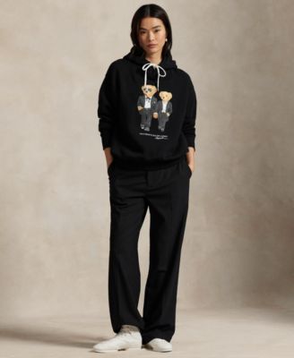 Women's Tuxedo Bear Long Sleeve Hoodie
