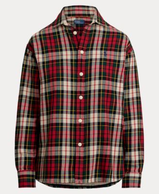 Women's Plaid Long Sleeve Shirt