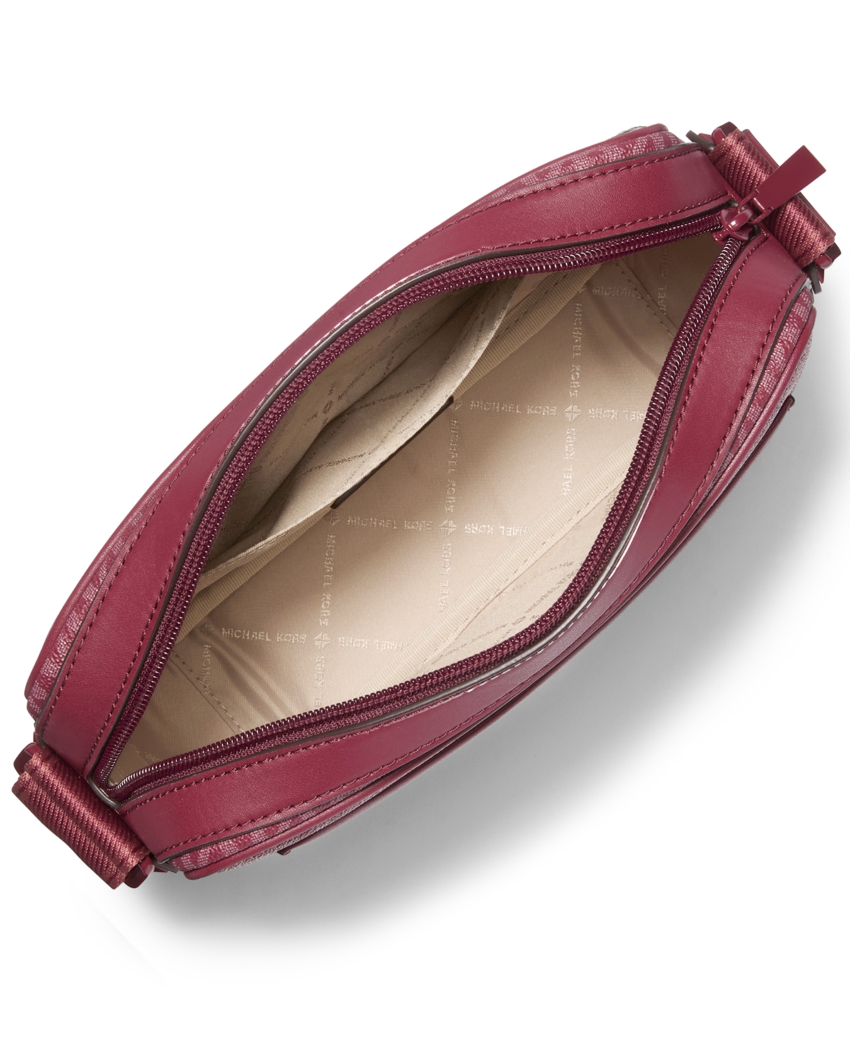 Michael Kors Maeve East West Pocket Crossbody Bag In Purple