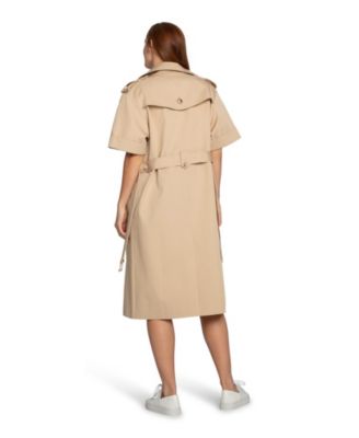 Dust & Daring Short Sleeve Trench Style Dress