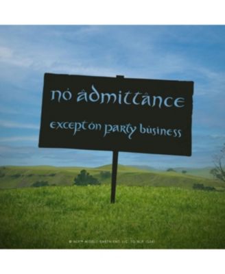 x Metalbird - The Lord of the Rings Trilogy - No Admittance Metalbird