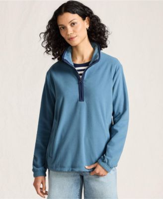 Women's Petite Anyweather RainDefense Fleece Quarter Zip Pullover