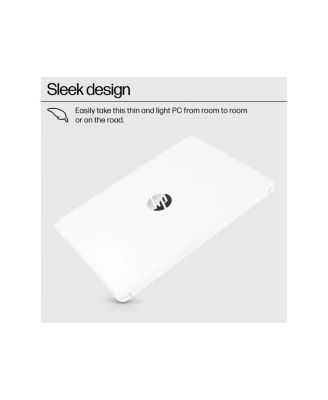 14-dq3220nr 14" HD Touchscreen Laptop, Intel Celeron N4500 1.1GHz, 4GB RAM, 64GB eMMC, Windows 11 Home S Mode, Snowflake White