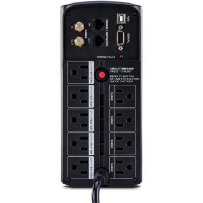 CP850AVRLCD Intelligent LCD Series Computer Battery Backup, 850VA / 510W UPS, 9 Outlets / USB & Serial Ports