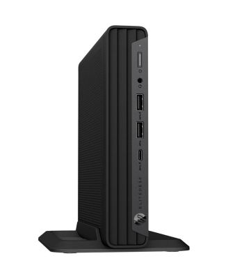Elite Mini 805 G8 Desktop Mini PC, AMD Ryzen 5 PRO 5650GE 3.4GHz, 8GB RAM, 256GB SSD, Windows 11 Pro, Jack Black