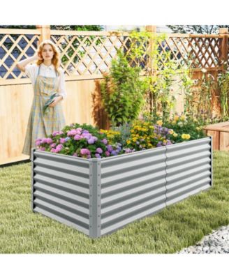 Raised Garden Bed Large Metal Planter Box Kit for Vegetable Herb 6' x 3' x 2'