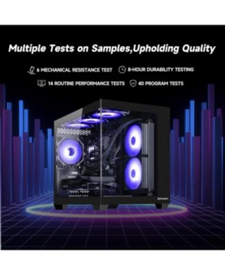 Prebuilt Gaming PC - Radeon RX 7650GRE 8G, Ryzen 5 9600X, 16GB DDR5, 1TB SSD, Win 11 - Ready for 1080p Ultra Gaming (Liquid Cooled)