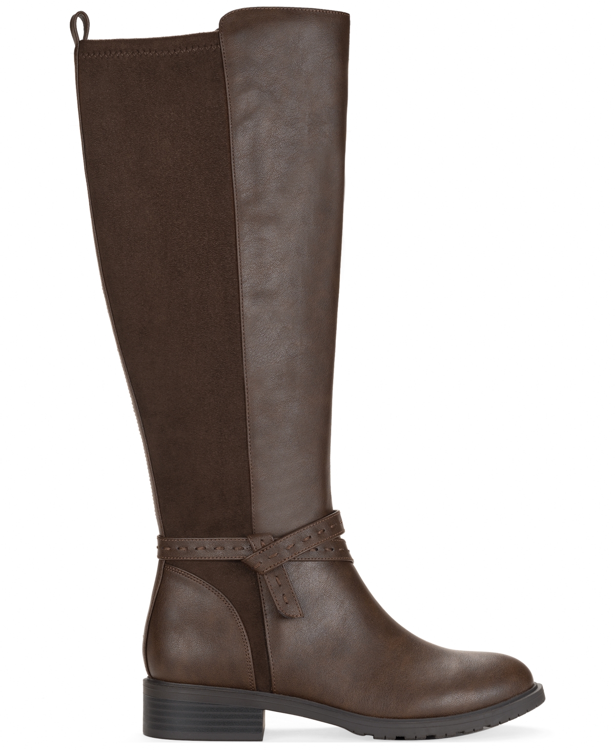 Style & Co Women's Verityy Block Heel Boots, Macy's Exclusive In Brown