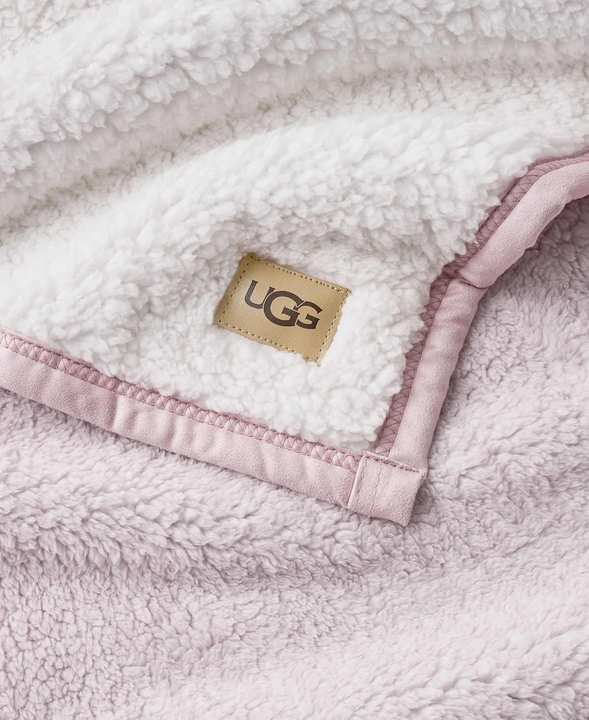 Ugg Classic Fluff Throw, 50" X 70" In Pink
