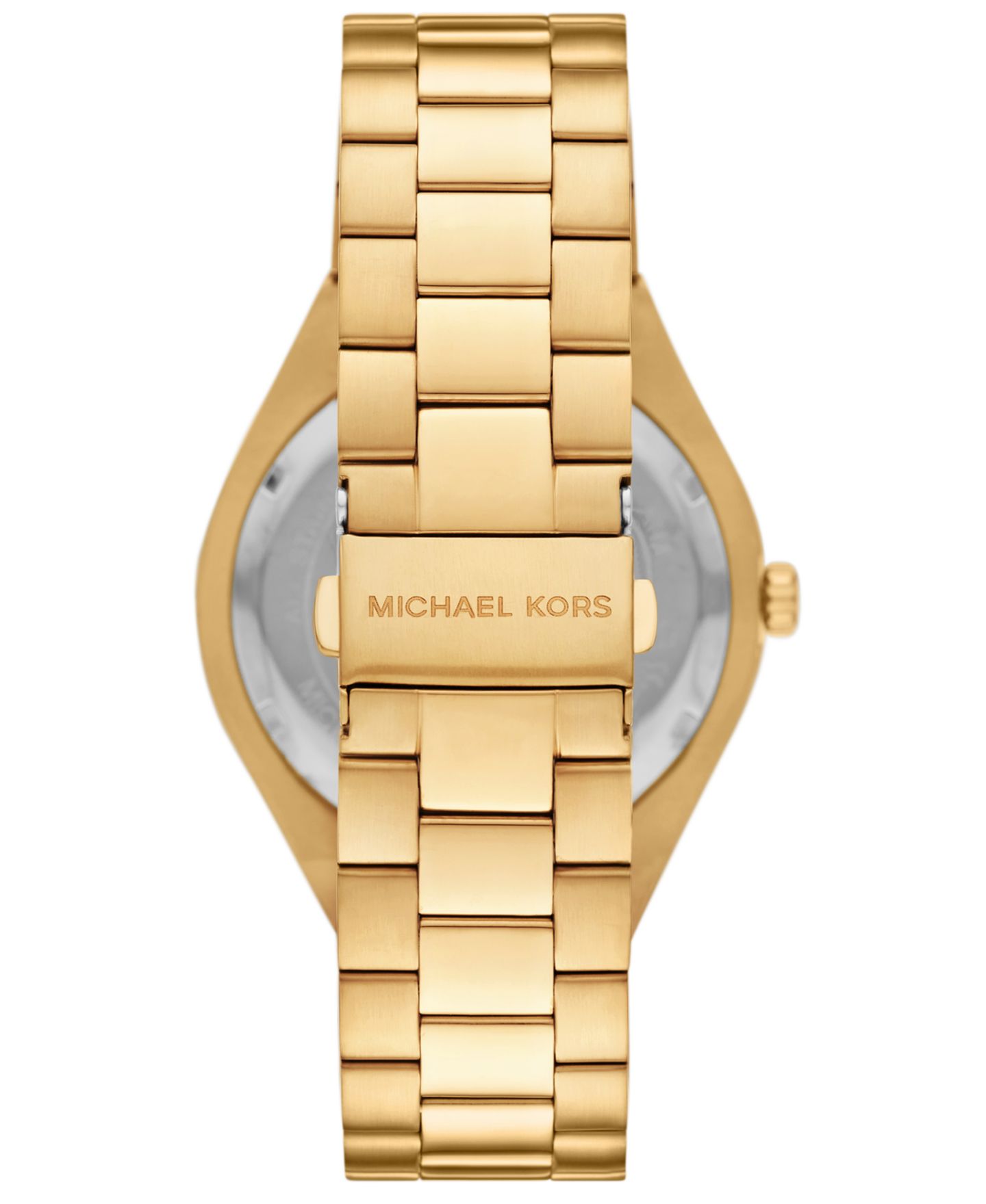 Мужские часы Michael Kors Lennox Three-Hand Gold-Tone Stainless Steel Watch, 43mm — фото 2