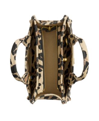 Cargo Mini Canvas Leopard Print Tote Bag 20