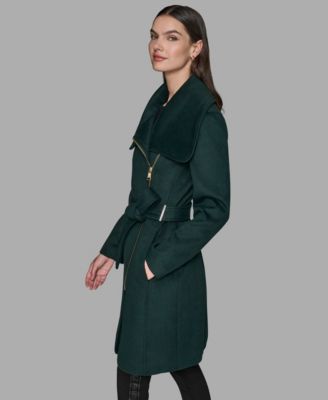 Women's Asymmetrical Wrap Coat