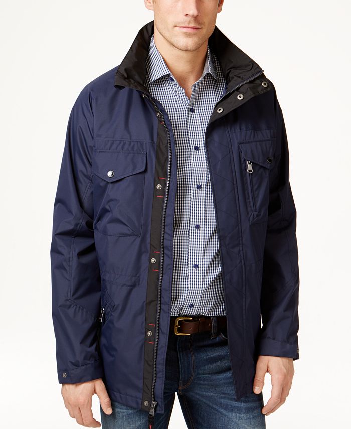 IZOD Men's Four-Pocket Raincoat and Windbreaker Jacket - Macy's