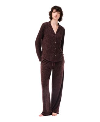 Women's 2-Piece Long Sleeve Sleepwear Set