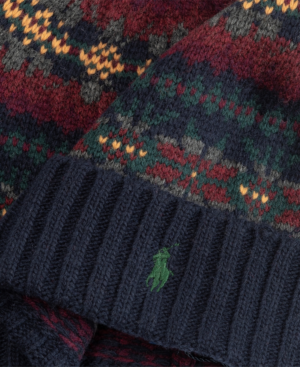 Polo Ralph Lauren Fairisle Beanie In Multi