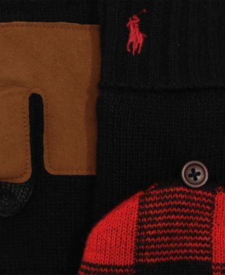 Men's Tartan Mitt Convertible Gloves