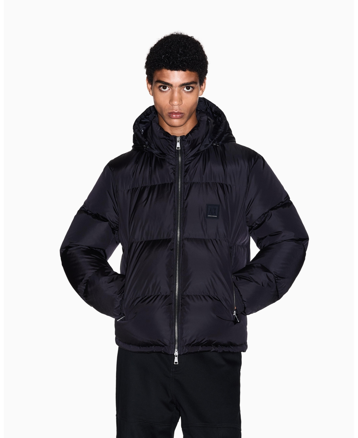 A|X Armani Exchange Men's Icon Down Jacket