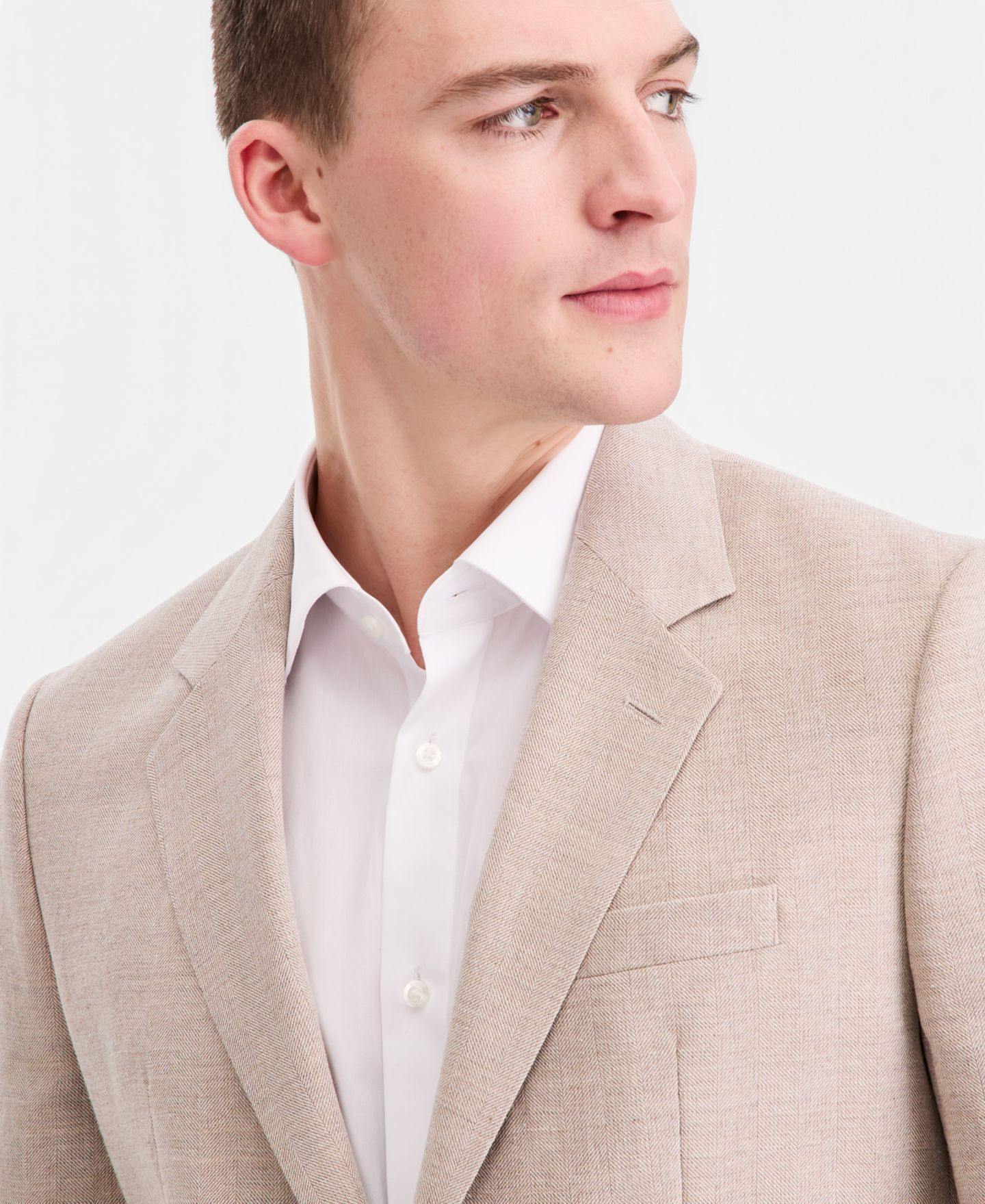Мужской пиджак Hugo Boss Modern-Fit Blazer, цвет: Бежевый — фото 3