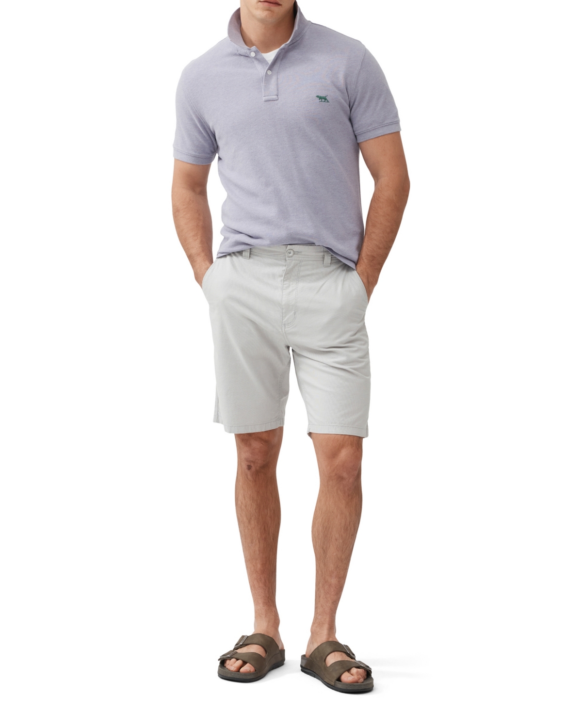 Rodd & Gunn Men's The Gunn 9" Original Fit Shorts In White