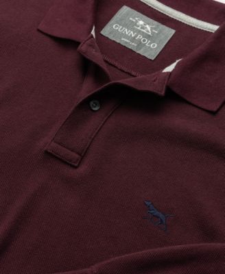 Men's The Gunn Long Sleeve Slim Fit Polo Shirt