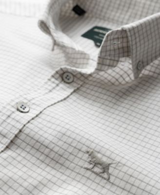 Men's Gunn Check Oxford 5 Long Sleeve Sports Fit Shirt