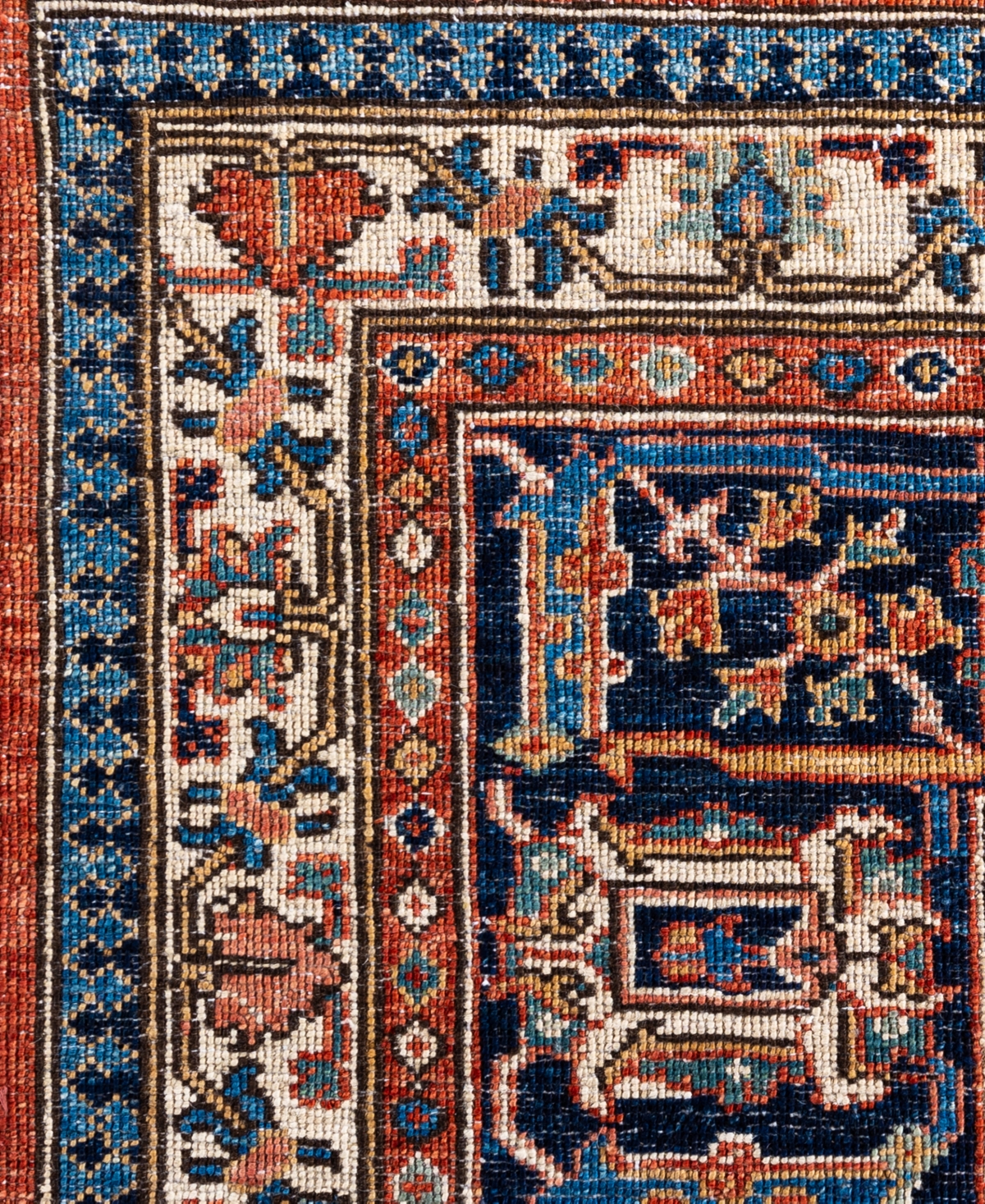 Adorn Hand Woven Rugs Serapi M0103-75 10'x13'9" Area Rug In Orange