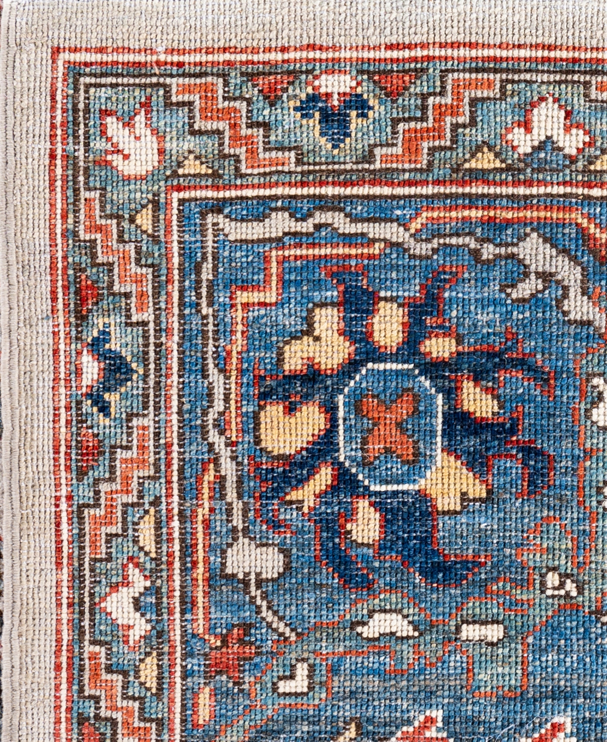 Adorn Hand Woven Rugs Serapi M0103-85 8'11"x12' Area Rug In Gray