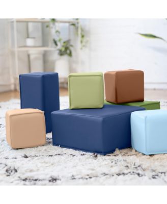 SoftZone Toddler Foam Building Blocks, Contemporary, 7-Piece