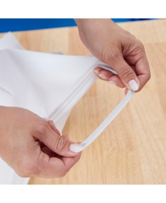 RestZone Cot Sheet, Toddler Size, White, 12-Pack