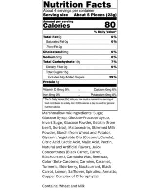 Marshmallow and Jelly Swedish Candy Mix with Bubs, 22 oz