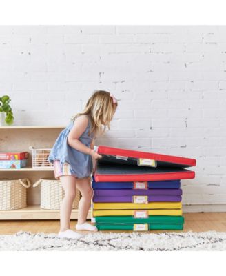 SoftZone Folding Rainbow Rest Mats, Assorted, 5-Piece