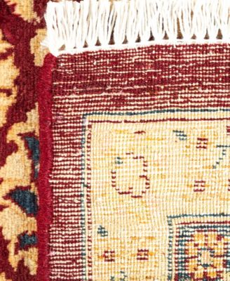 Adorn Hand Woven Rugs Mogul M1029 Rug Collection In Red