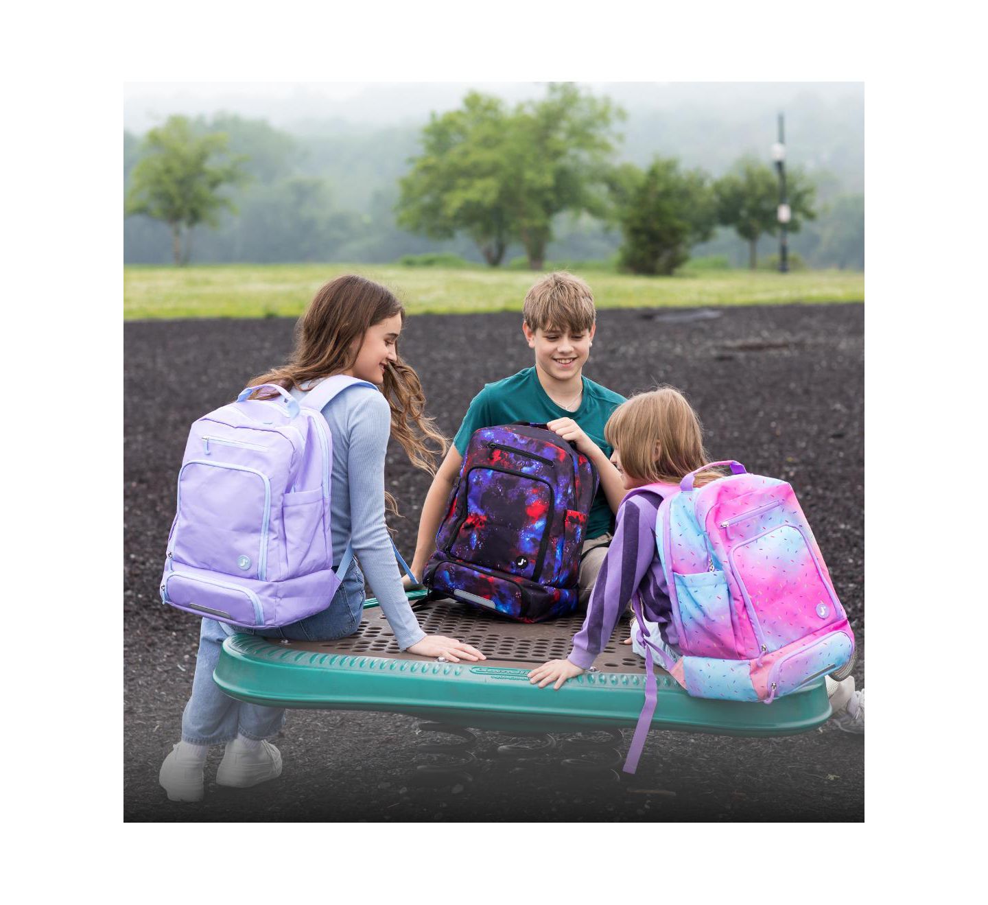Рюкзак J World Unisex Packmate 2 in 1 With Built-in Lunch Bag, цвет: Чёрный — фото 6