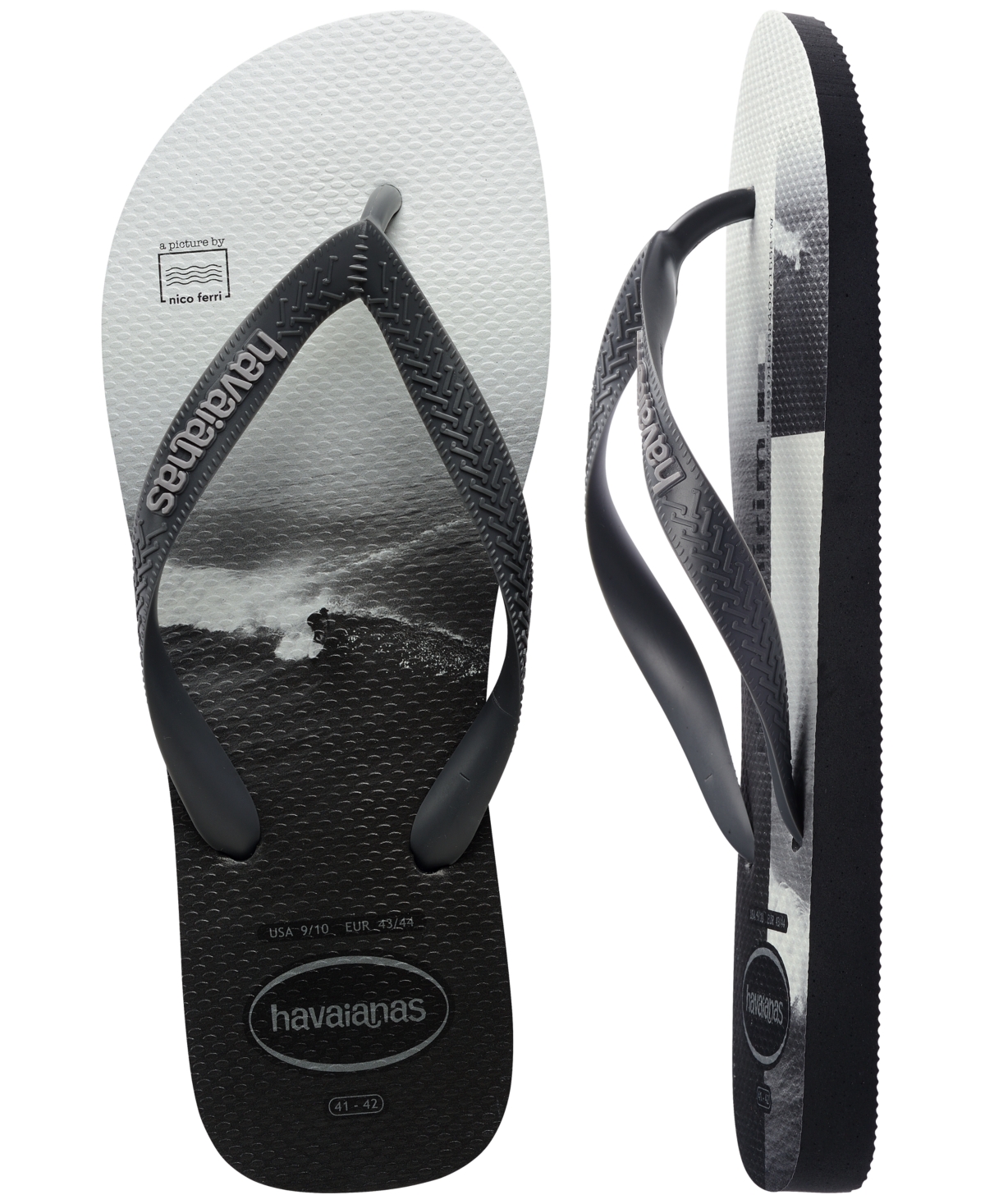 Havaianas Top Surfer Flip Flop In Gray