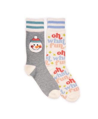Women's Novelty Cozy Lounge Socks 2 Pack