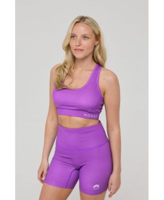 High Support Elite Crossback Sports Bra - Purple