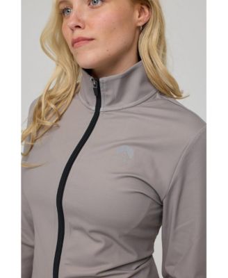 Infinite Cropped Zipped Jacket - Khaki