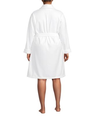 Women's Plus Size Cotton Terry Knee Length Spa Bath Robe