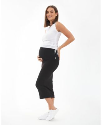 Maternity Ribbed Knit Skirt