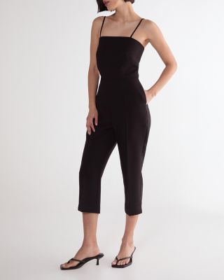 Women's Tailored Capri Square Neck Playsuit