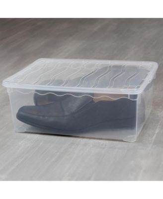 Plastic Storage Container, Shoe box