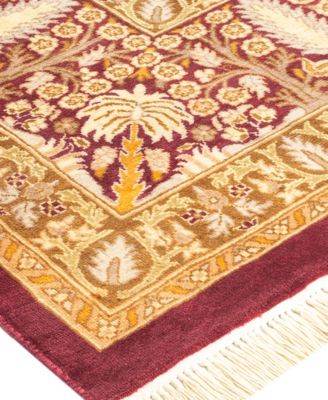 Adorn Hand Woven Rugs Mogul M1245 Rug Collection In Purple
