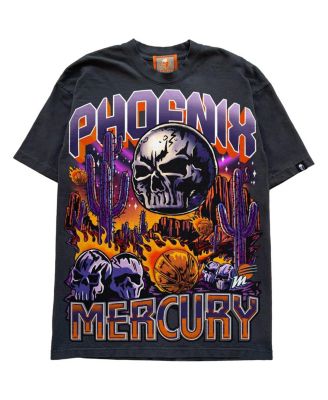 Men's and Women's Black Phoenix Mercury Planet Mercury Vintage T-Shirt