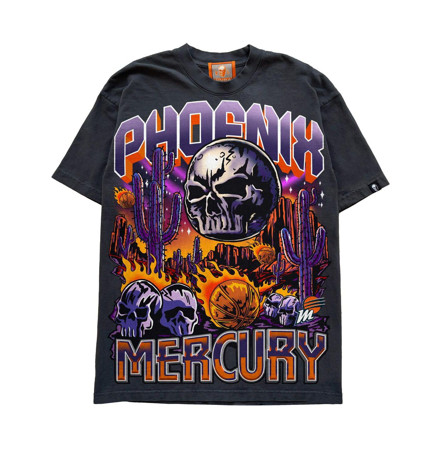 Футболка Warren Lotas Black Phoenix Mercury Planet Mercury Vintage — фото 2