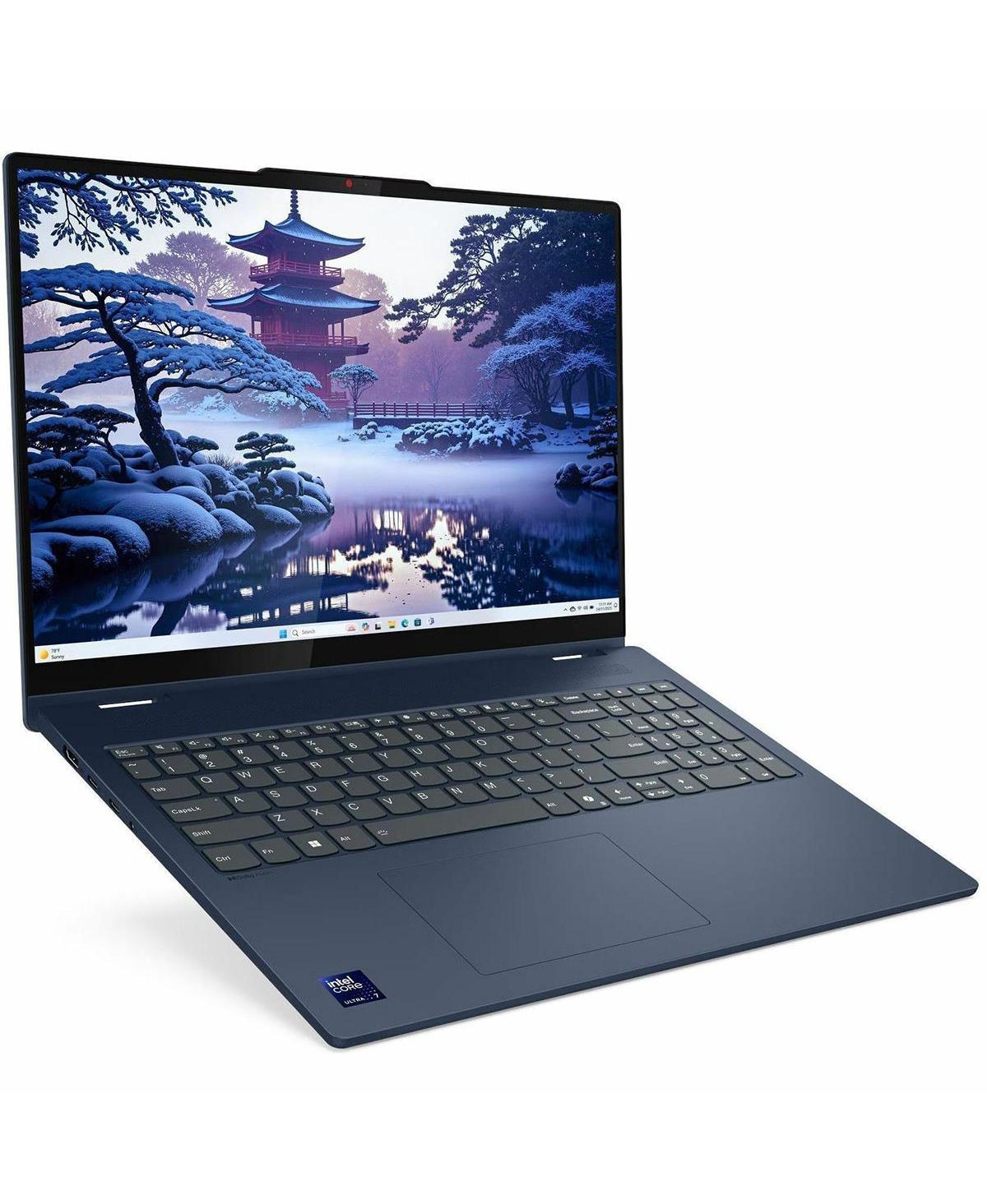 Lenovo IdeaPad 5 16IAL10 16" Wuxga 2-in-1 Touchscreen Laptop, Intel Core Ultra 7 255U 2.0GHz, 16GB Ram, 512GB Ssd, Windows 11 Home, Cosmic Blue