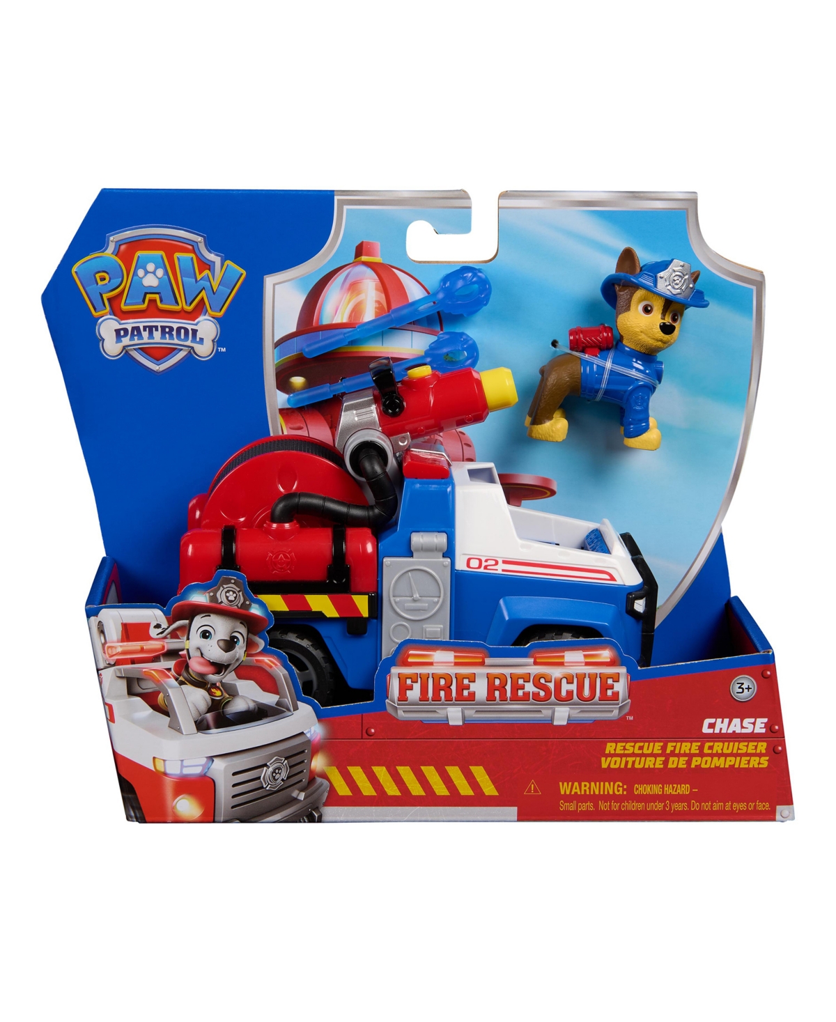 Paw Patrol Fire Rescue Chase Rescue Fire Cruiser In Multi