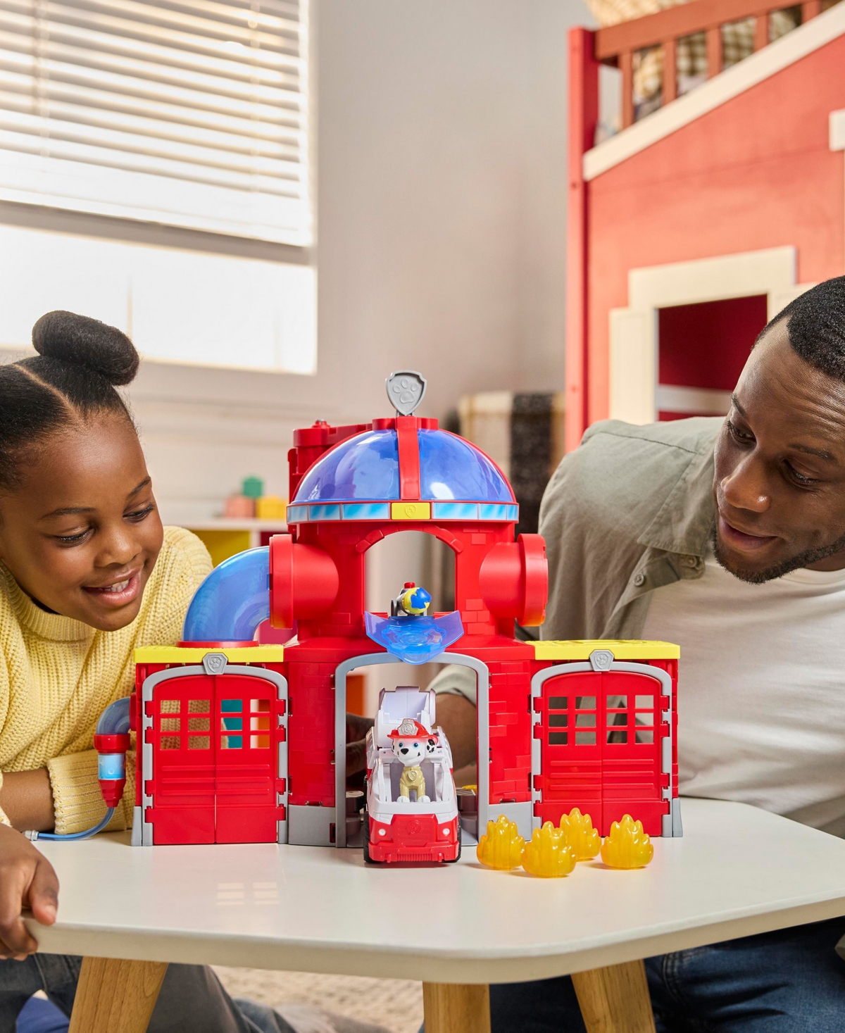 Paw Patrol Fire Rescue Command Center Toy In Red