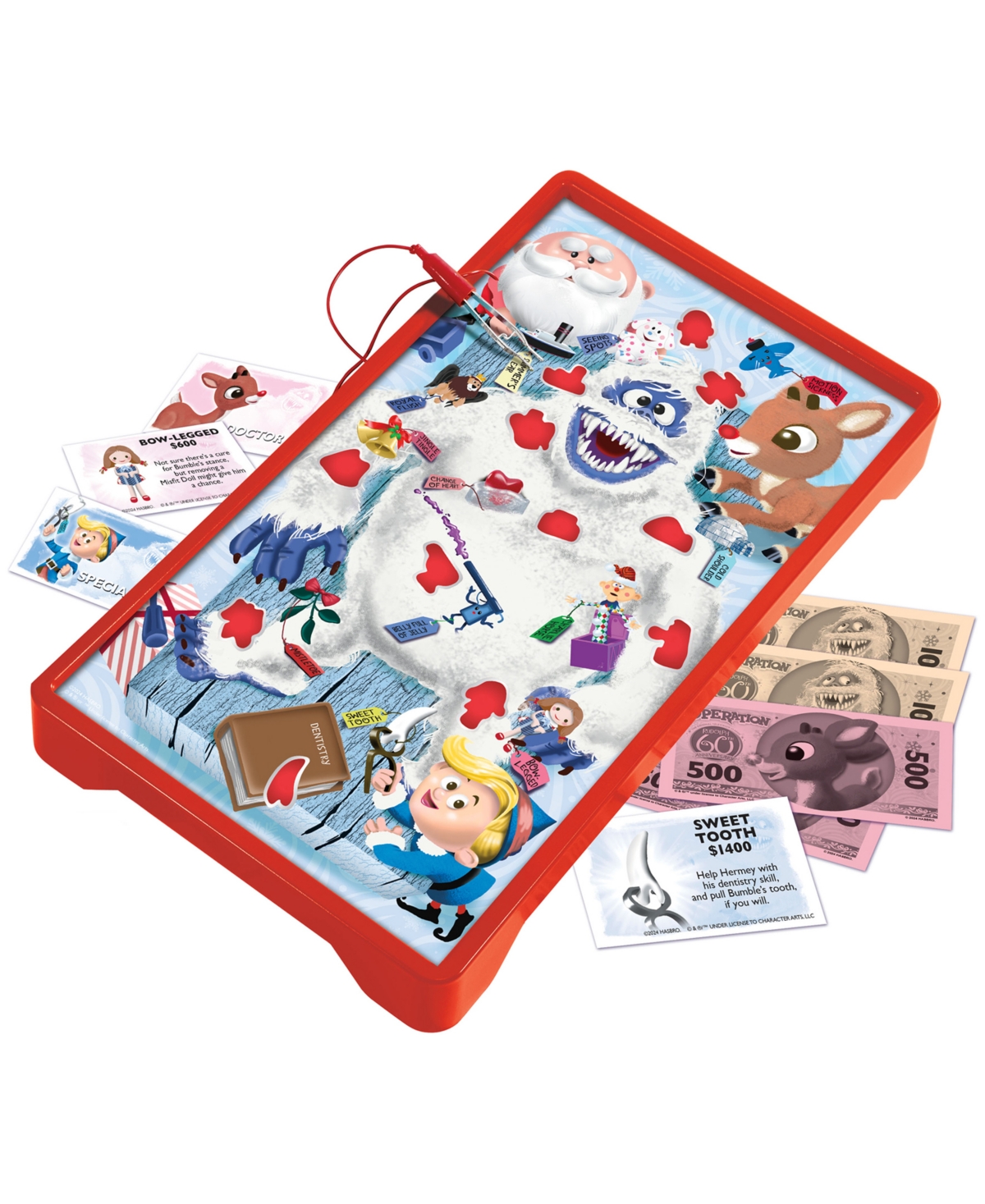 USAopoly Operation Rudolph The Red-Nosed Reindeer 60th Anniversary Edition Board Game