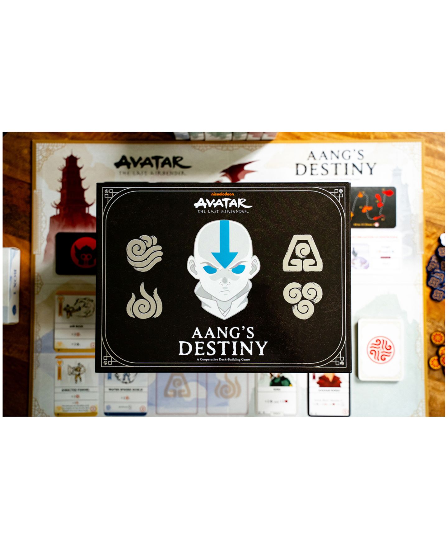 Детская настольная игра USAopoly Opoly Cooperative Deck-Building Aang's Destiny Board Game, Ages 10+ — фото 10