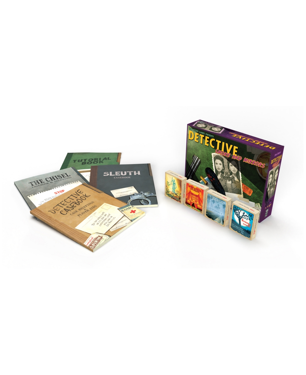 Van Ryder Games Detective City Of Angels Smoke And Mirrors Expansion Board Game In Multi